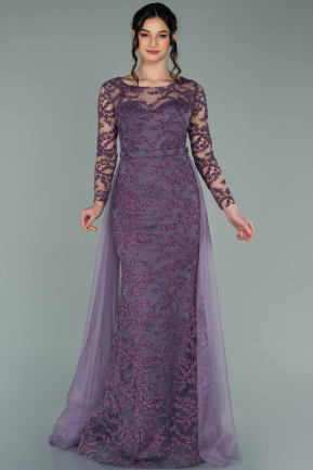 Long Lavender Evening Dress ABU2237