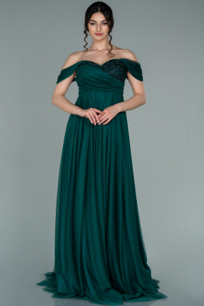 Long Emerald Green Evening Dress ABU2176
