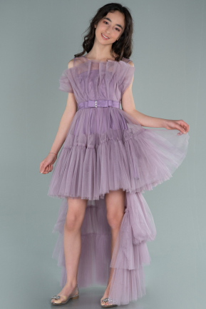 Long Lavender Girl Dress ABU2233