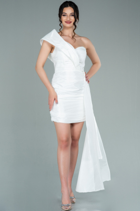 Short White Evening Dress ABK1365