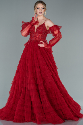 Long Red Haute Couture ABU2328