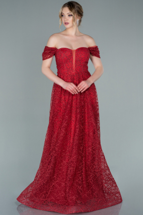 Long Red Evening Dress ABU2305