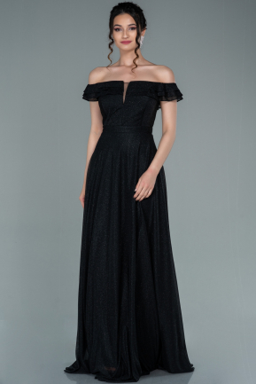 Long Black Evening Dress ABU2351