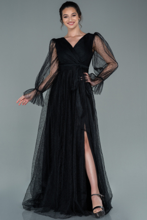 Long Black Evening Dress ABU1973