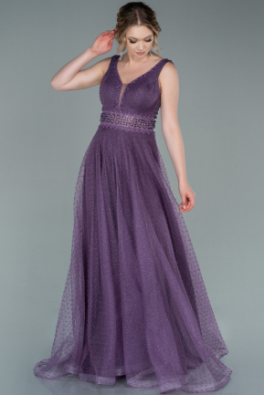 Long Lavender Evening Dress ABU2391