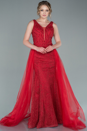 Long Red Evening Dress ABU2392