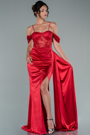 Long Red Evening Dress ABU2459