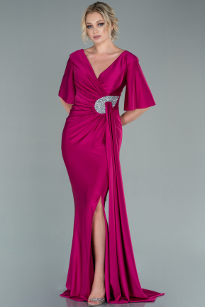 Long Fuchsia Evening Dress ABU2443