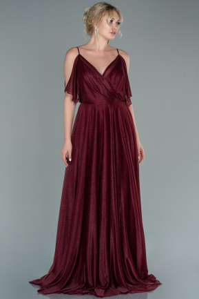 Long Burgundy Evening Dress ABU2484