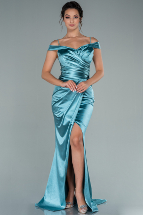 Long Mint Mermaid Prom Dress ABU2489
