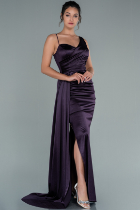 Dark Purple Long Prom Gown ABU2373