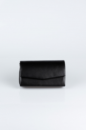 Black Leather Night Bag SH806