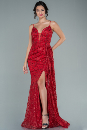 Long Red Evening Dress ABU2587