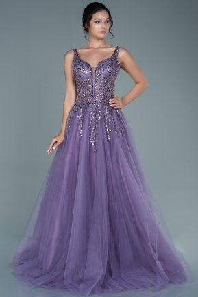 Long Lavender Haute Couture ABU2629