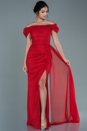 Long Red Prom Gown ABU2639