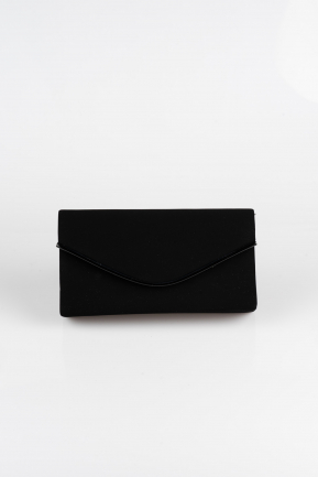 Black Suede Envelope Bag SH810
