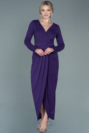Long Purple Evening Dress ABU2691