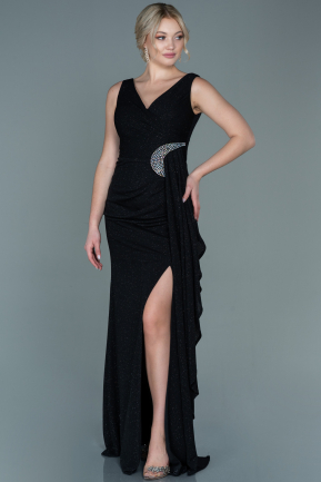 Long Black Evening Dress ABU2693