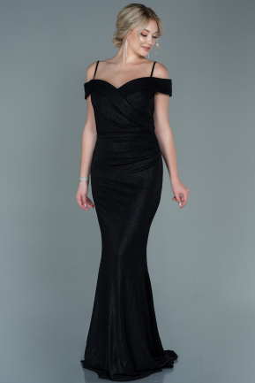 Long Black Mermaid Evening Dress ABU2694