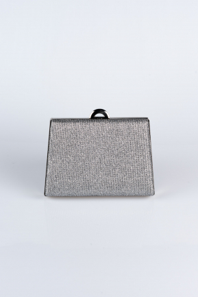 Smoked Color Silvery Box Bag V249