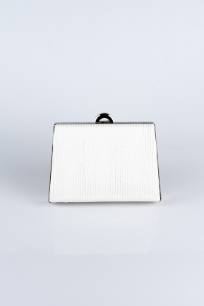 Pearl Silvery Box Bag V249