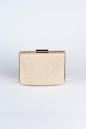 Gold Silvery Box Bag V288