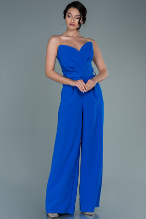Sax Blue Invitation Dress ABT084