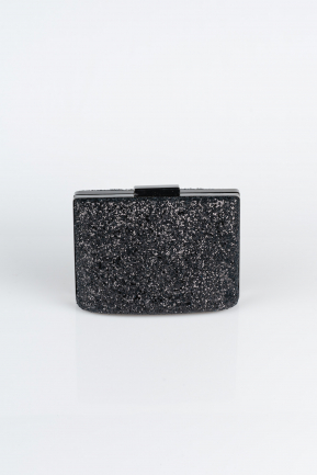 Black Scaly Box Bag V288