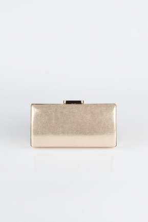 Gold Plaster Fabric Box Bag V233