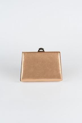 Copper Plaster Fabric Box Bag V249
