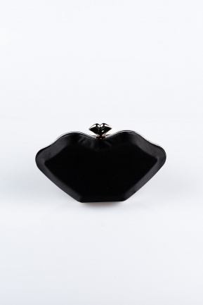 Black Satin Box Bag SH816