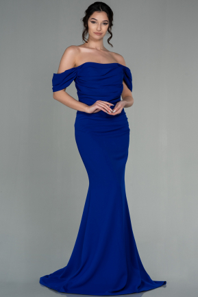 Sax Blue Long Prom Gown ABU2783