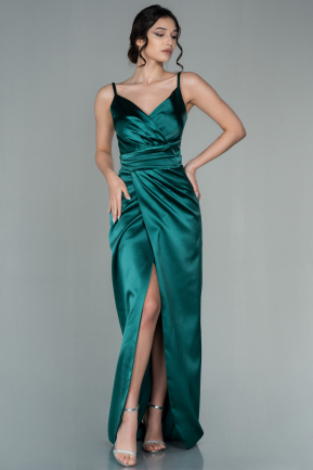 Emerald Green Long Engagement Dress ABU564
