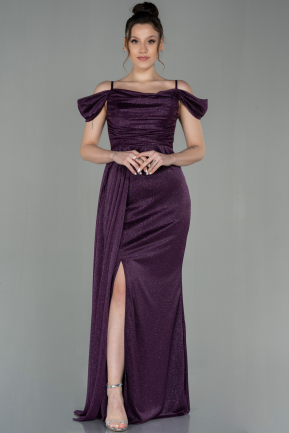 Long Purple Evening Dress ABU2835