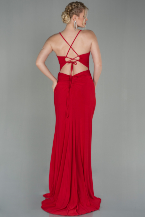 Long Red Mermaid Evening Dress ABU2848