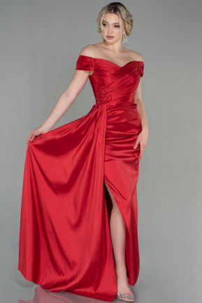 Long Red Evening Dress ABU2841
