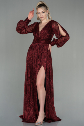 Long Burgundy Evening Dress ABU2905