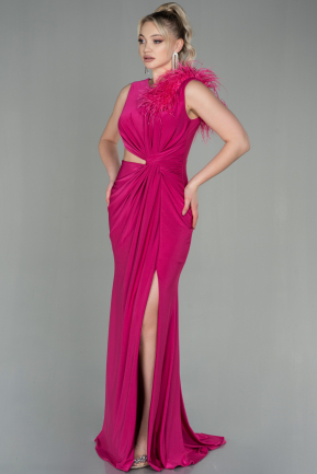 Long Fuchsia Evening Dress ABU2912