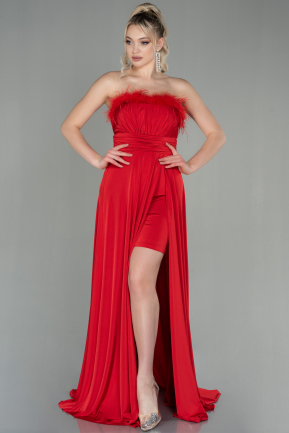Long Red Evening Dress ABU2920