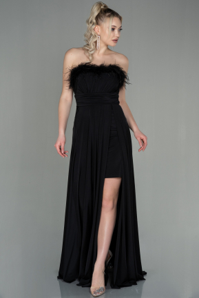 Long Black Evening Dress ABU2920