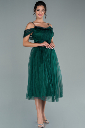 Midi Emerald Green Night Dress ABK1448