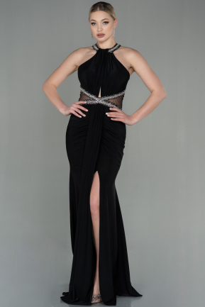 Long Black Mermaid Prom Dress ABU2940
