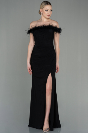 Long Black Mermaid Evening Dress ABU2941