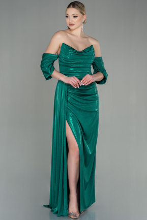 Long Green Evening Dress ABU2956