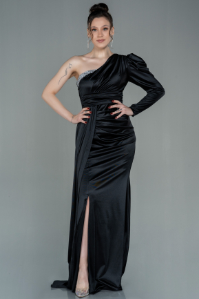 Long Black Evening Dress ABU2935