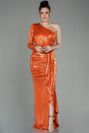 Long Orange Evening Dress ABU2944
