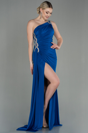 Long Sax Blue Evening Dress ABU2964