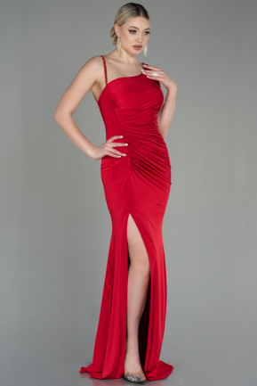 Long Red Prom Gown ABU2966