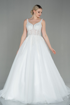 White Wedding Dress ABG002
