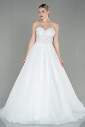 White Wedding Dress ABG022